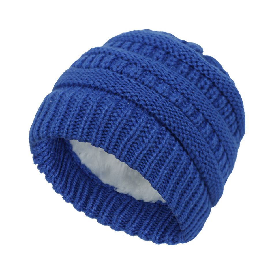 2-pack Baby Fleece Lined Beanie Hat & Infinity Scarf Set Blue big image 3