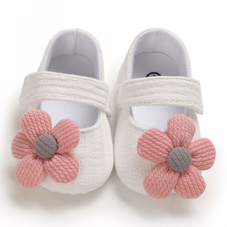 Baby / Toddler Girl Pretty 3D Floral Decor Velcro Shoes Only 9.99