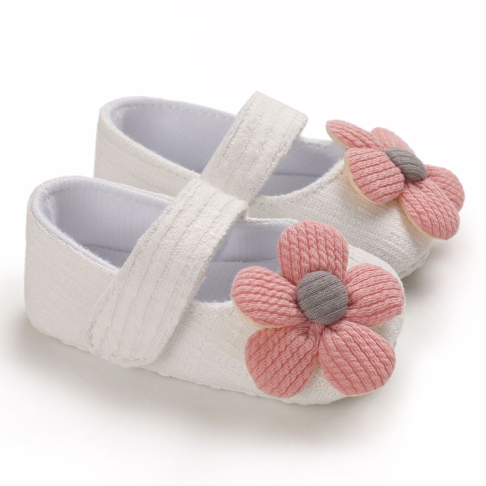 Baby / Toddler Girl Pretty 3D Floral Decor Velcro Shoes Only 7.99