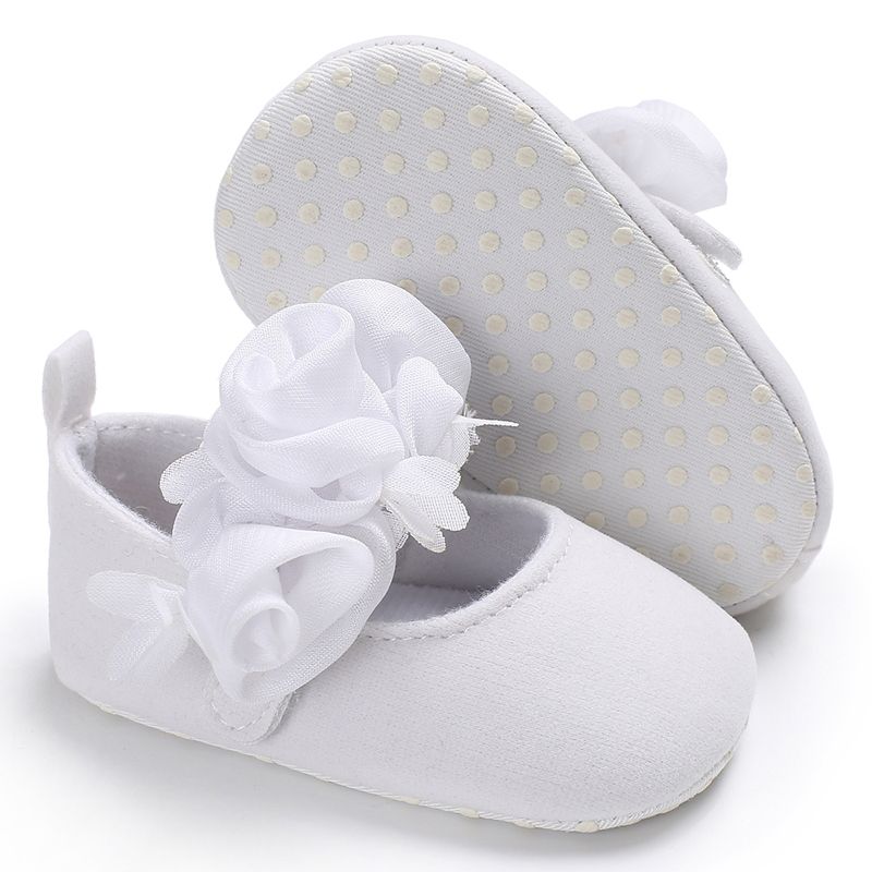 Baby / Toddler Flower Decor Princess Solid Shoes White big image 2