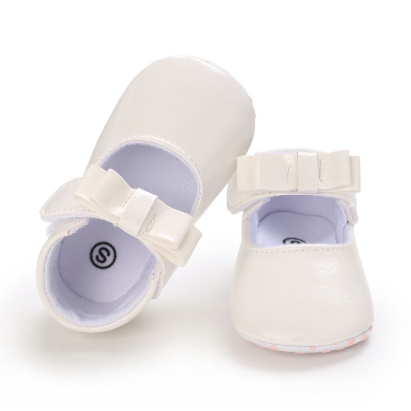 Baby / Toddler Bow Decor White Prewalker Shoes White big image 1