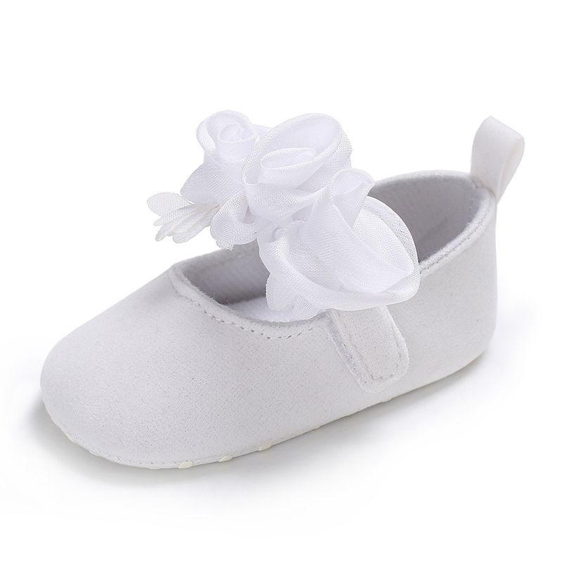 Baby / Toddler Big Floral Decor Prewalker Shoes White big image 3