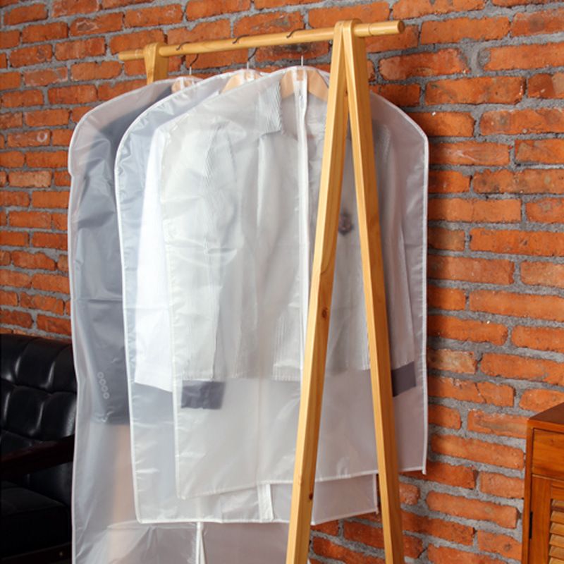 PEVA شفافة واقية من الغبار غطاء كيس من القماش أبيض