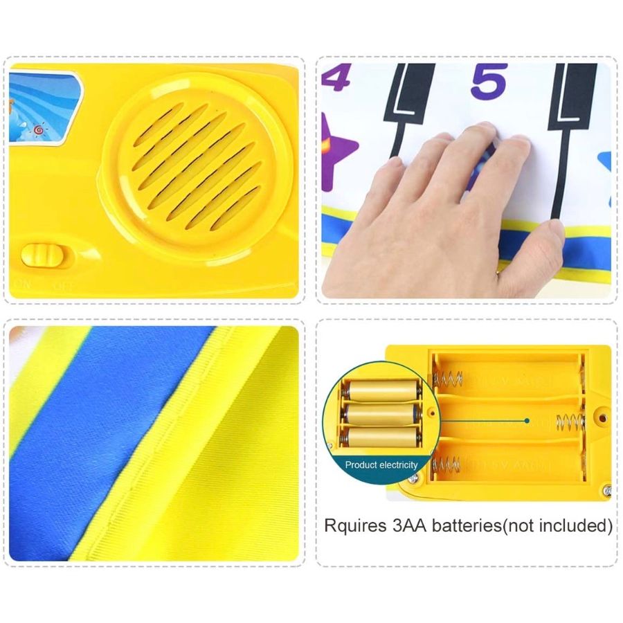 Music Piano Keyboard Dance Mat Playmat Large Size Multi-function Baby Dance Blanket Educational Toy Gift Multi-color big image 5