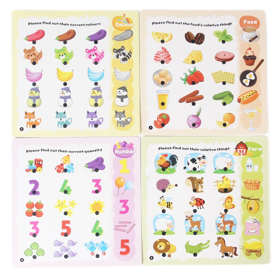 Voice Learning Book With Interactive Pen Educational Toys Kids Click Read Book Pen With 12pcs Card Learning Educational Toy with Electronic Pen Multi-color big image 8