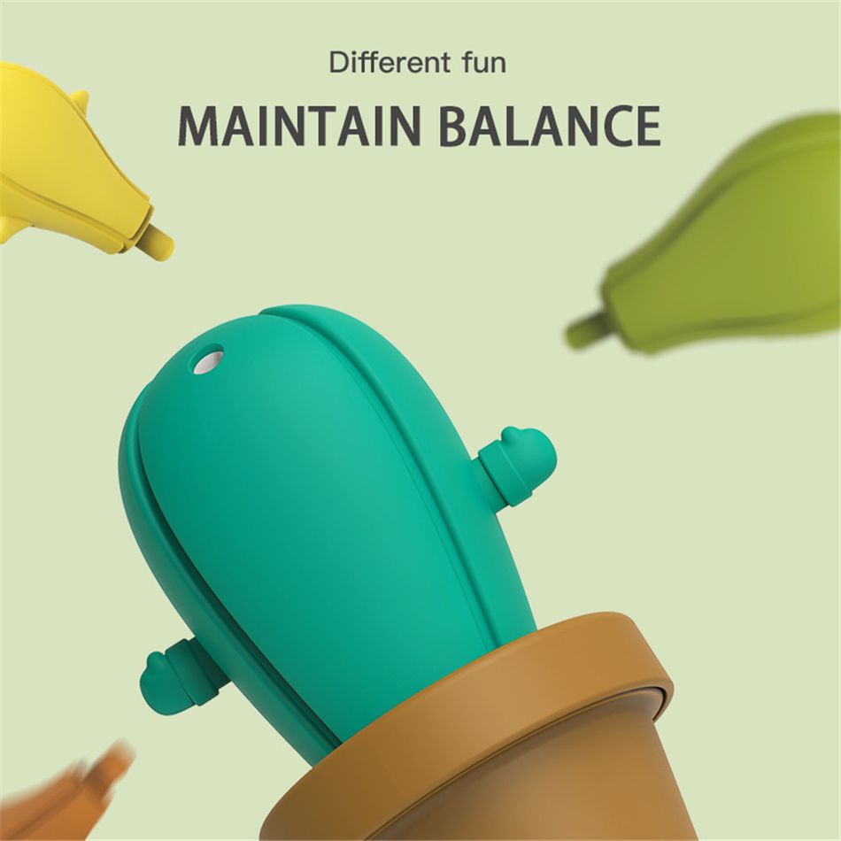 DIY Balancing Cactus Toy Removable Building Blocks Stacking Educational Activity Puzzles Montessori Toys Multi-color big image 5