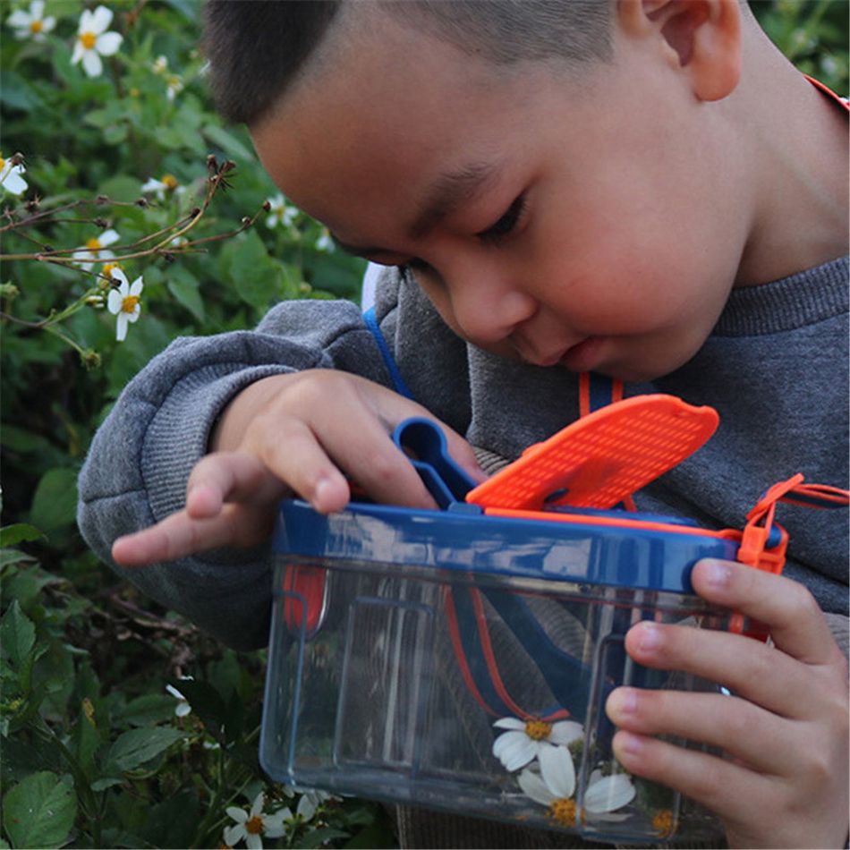 16pcs Kid Outdoor Explorer Kit Outdoor Exploration Insect Catching Kit Children Explorer Playing Tool Multi-color big image 5