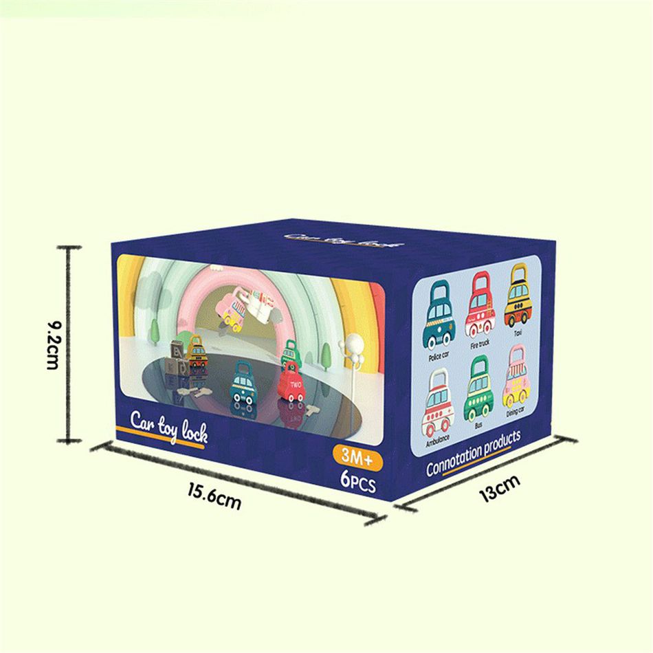brinquedos educativos montessori, jogos de desbloqueio de carro de desenho animado, número de correspondência de contagem, brinquedos de jogos de aprendizagem Multicolorido big image 7