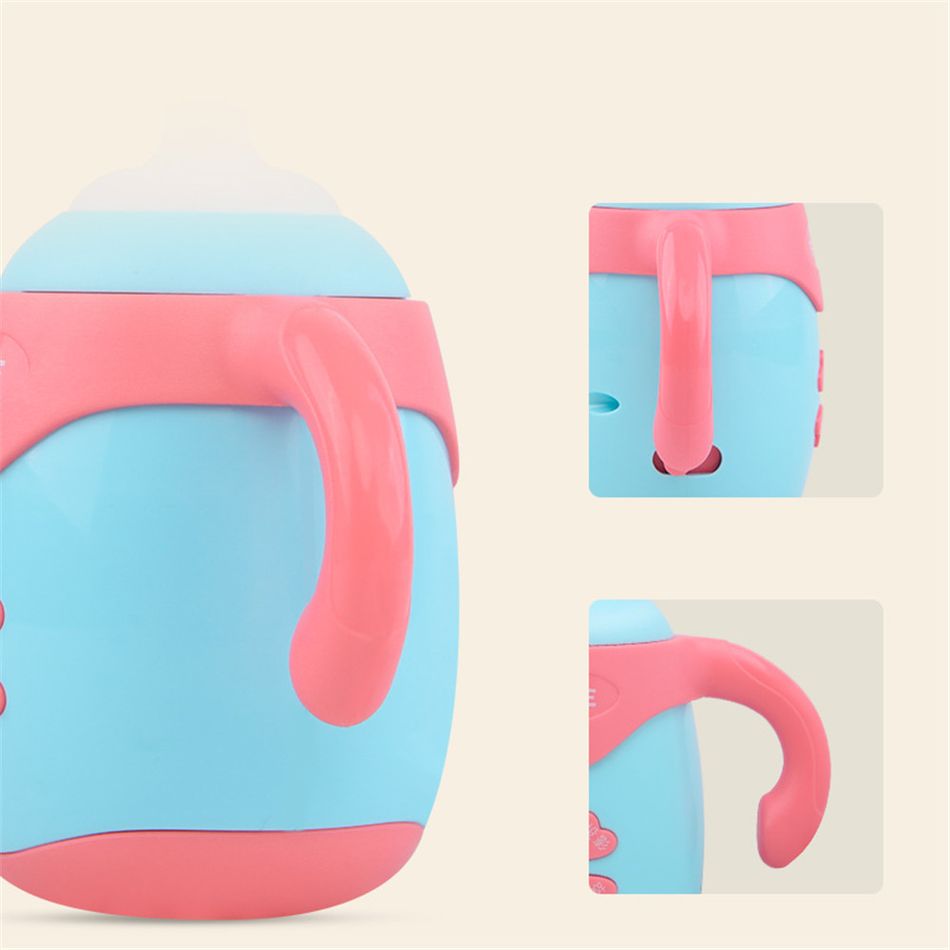Simulation Milk Bottle Baby Phone LED Flashing Toy with Sound & Light Educational Toy Multi-color big image 3