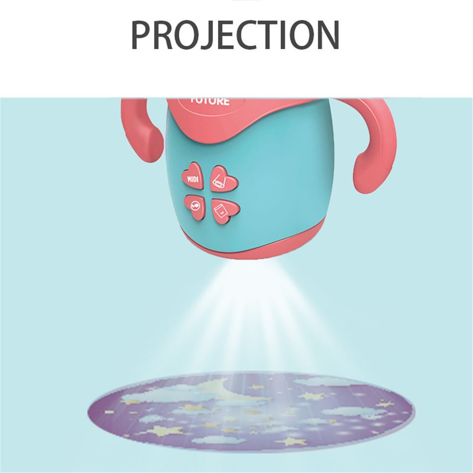 Simulation Milk Bottle Baby Phone LED Flashing Toy with Sound & Light Educational Toy Multi-color big image 5