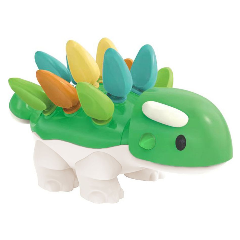 Fine Motor Dinosaur Toy Kids Dinosaur Matching Sorter Toy for Motor Hand-Eye Coordination & Counting & Color Recognition Skills Development Montessori Learning Toys Green big image 8