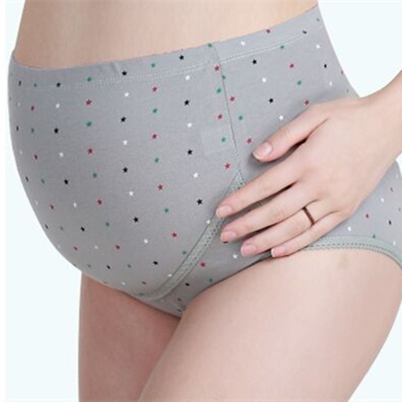 Maternity casual Polka dot Print Underwear Grey big image 2