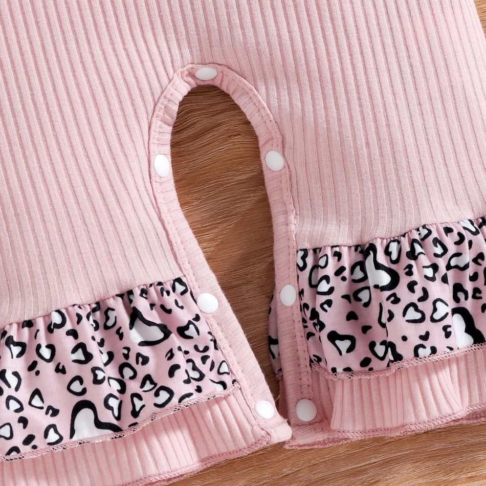 2 pièces Bébé Fille Couture de tissus Doux Combinaisons Rose big image 7