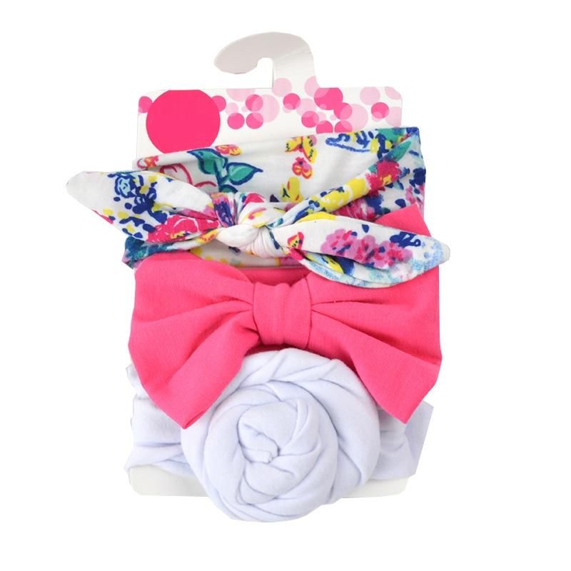 3-piece Pretty Bowknot Hairband for Girls White big image 3
