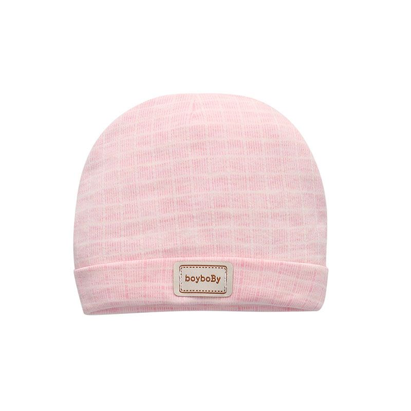 Baby Cotton Solid Hat Light Pink big image 2