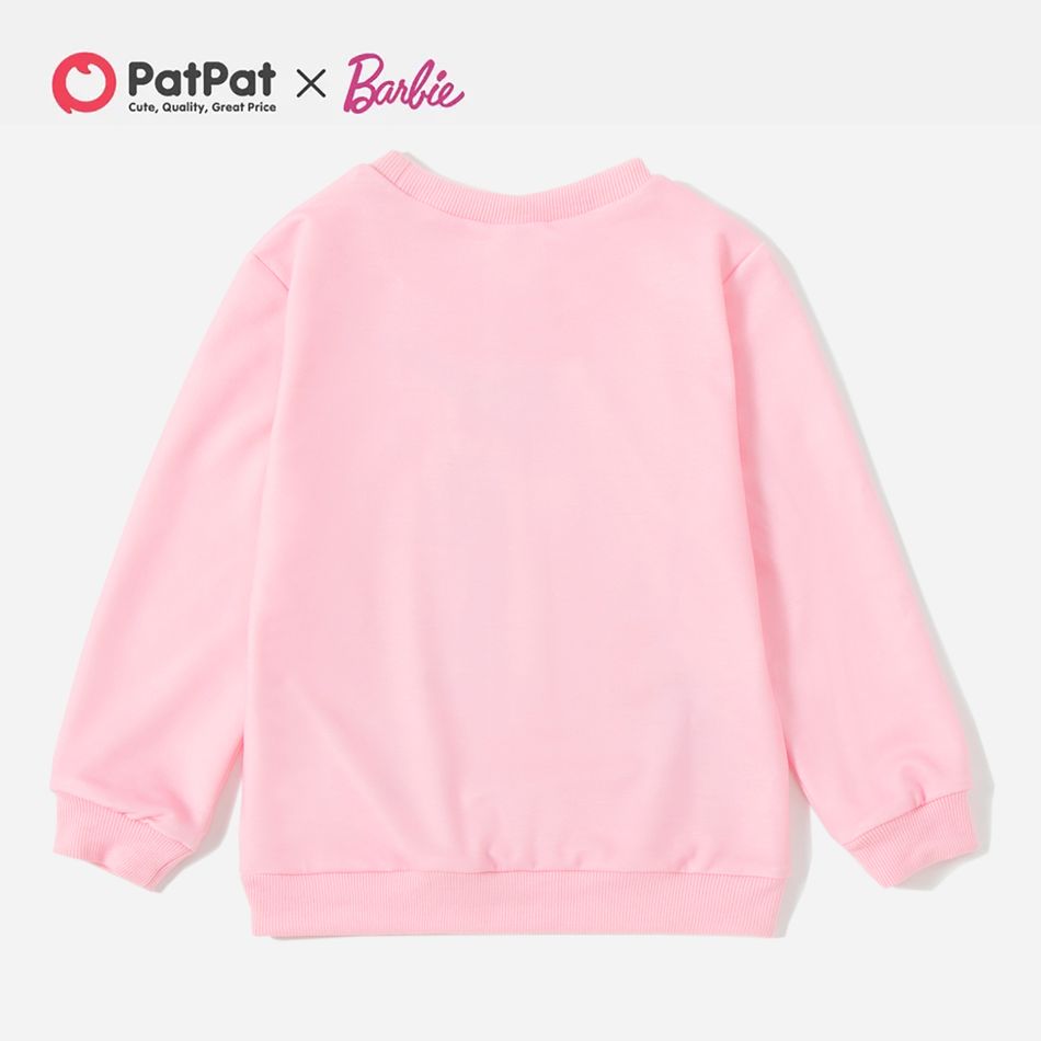Barbie Enfant en bas âge Fille Doux Sweat-shirt Rose big image 3
