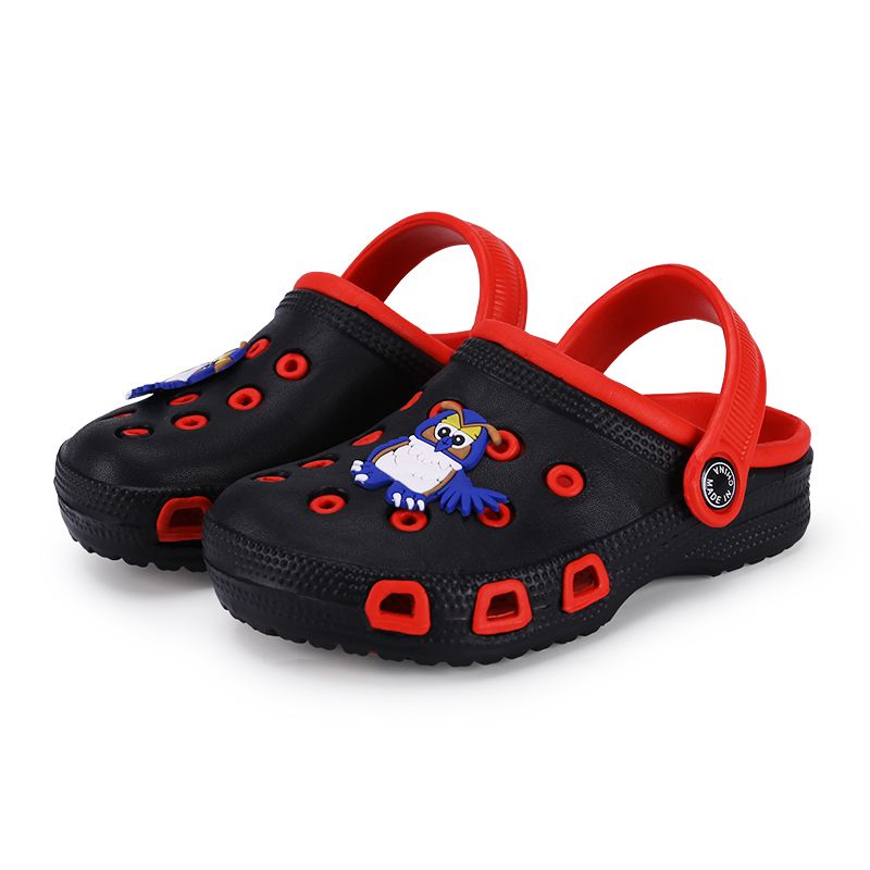 Toddler / Kid Breathable Cartoon Animal Hole Shoes Beach Shoes Black