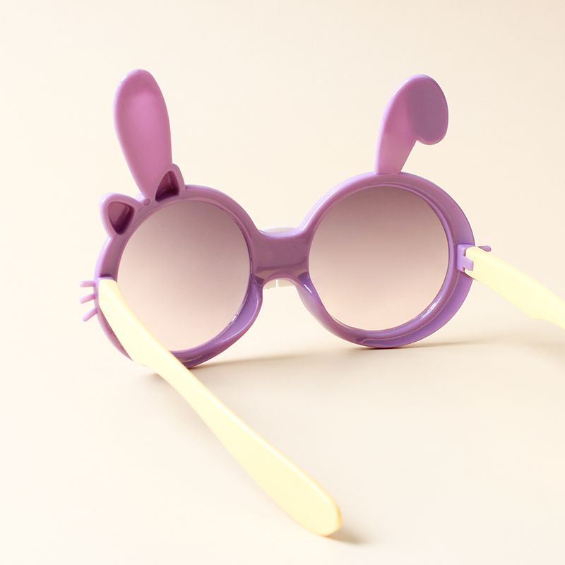 Toddler / Kid Cartoon Creative Rabbit Bunny Ears Decorative Glasses Purple big image 2