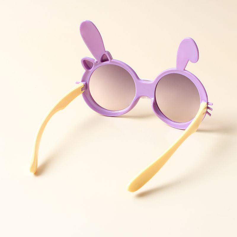 Toddler / Kid Cartoon Creative Rabbit Bunny Ears Decorative Glasses Purple big image 3