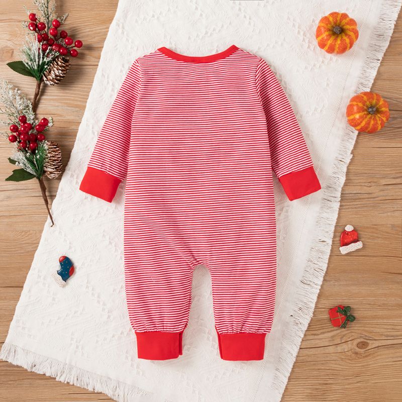 Natal Bebé Unissexo Hipertátil/3D Infantil Macacão Vermelho big image 5