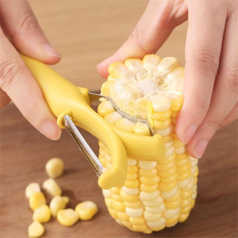 Two-in-one Corn Threshing And Peeling Knife Fruit And Vegetable Peeler Multi-color big image 3