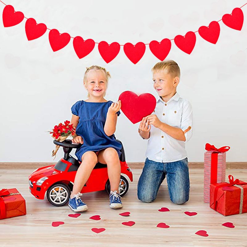 لافتة على شكل قلب أحمر لاقتراح زفاف الذكرى السنوية لعيد الحب والمشاركة في حفل زفاف ديكور منزلي للحفلات الداخلية أحمر