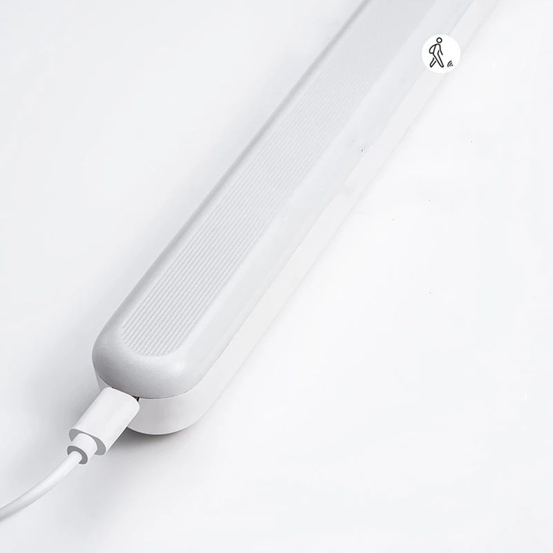 LED Induction Night Light Automatic Wireless Human Body Induction Night Light Lamp USB Rechargeable Motion Sensor Aisle Light White big image 4