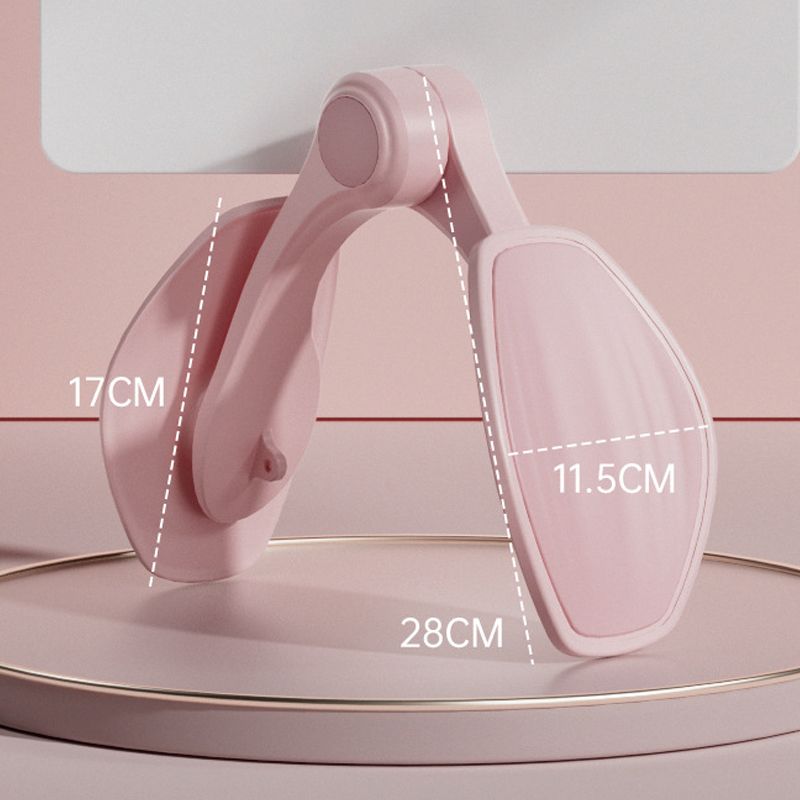 Pelvic Floor Muscle Trainer Hip Trainer Kegel Exerciser Inner Thigh Exerciser for Correction Beautiful Buttocks Leg Arm Back Thigh Postpartum Recovery Pink big image 2