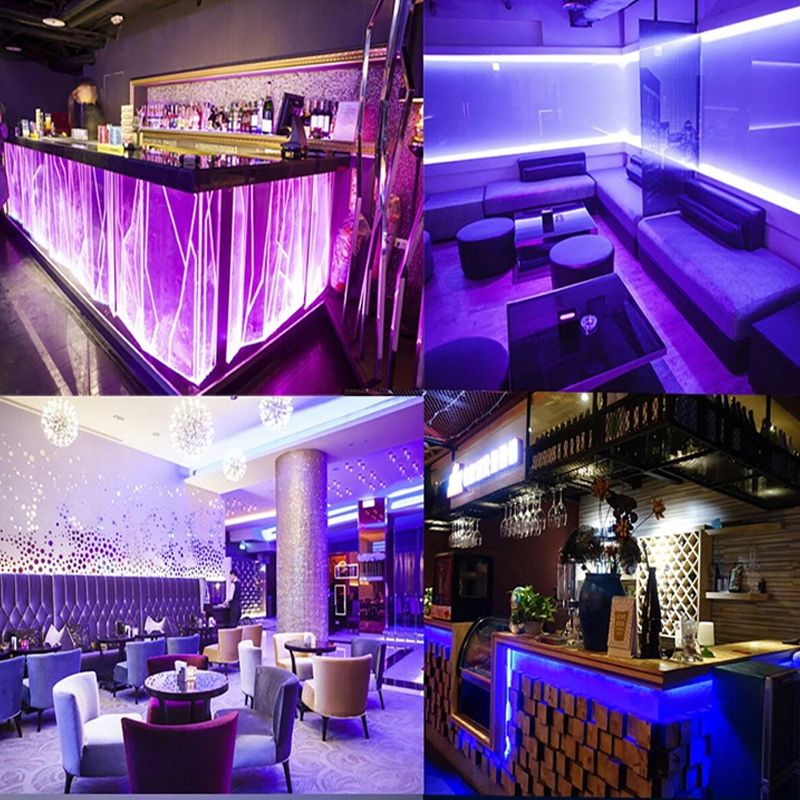 1 Meter LED Strip Rainbow Color Waterproof RGB Strip Lights with Remote for Background Lighting Indoor Outdoor Atmosphere Decoration Multi-color big image 3