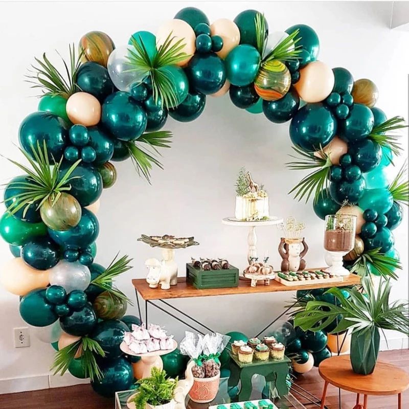 Circle Frame Balloon Arch Decoration Multi-Size Round Backdrop Decorations for Party Birthday Wedding Graduation Baby Shower White big image 9