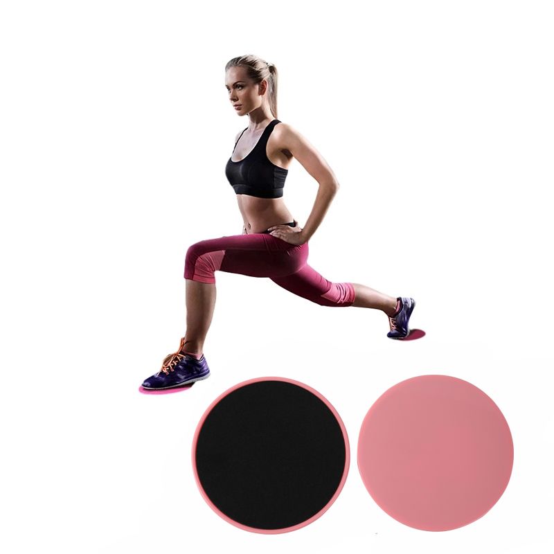 2-pack Exercise Core Sliders Dual-Sided Gliding Discs for Full Body Workout Fitness Home Exercise Equipment Pink big image 6