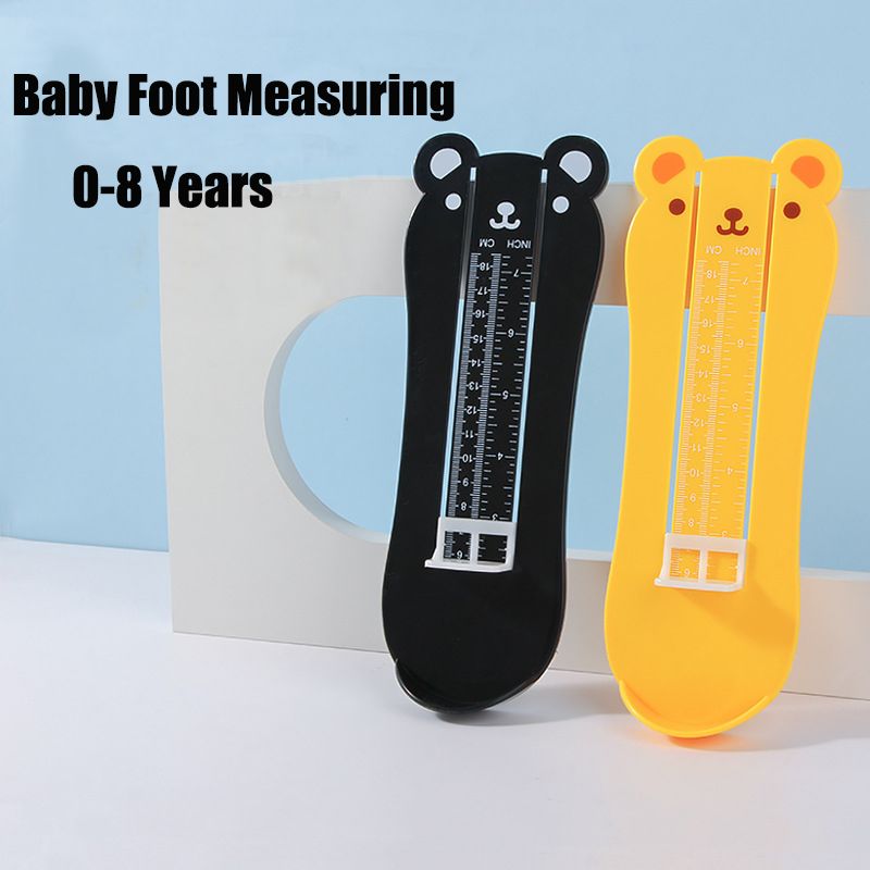 Foot Measurement Device Shoe Foot Size Measure Ruler for Babies Infants Toddlers Kids Yellow big image 2