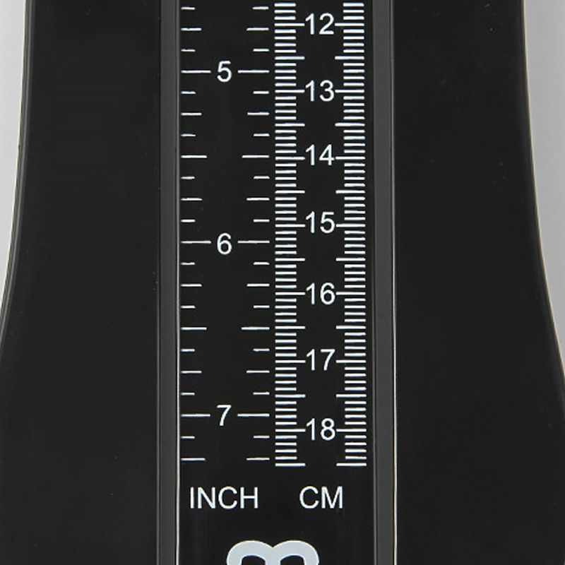 Dispositivo de medição do pé régua de medida do tamanho do pé para bebês bebês crianças Preto big image 4