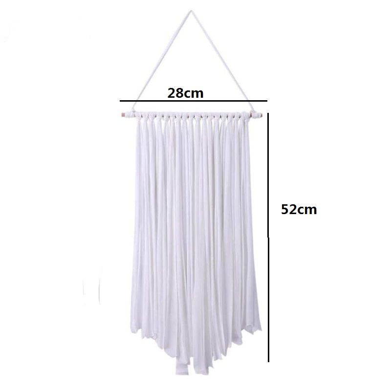 Hair Accessories Wall Hanging for Children's Bedroom White
