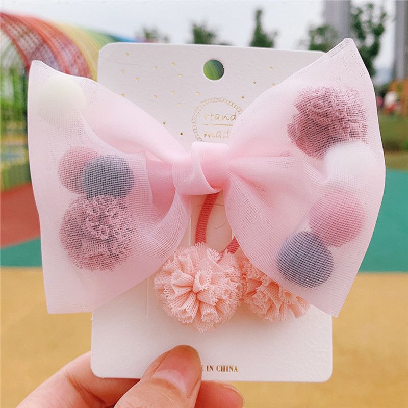 2-pack Pretty Bowknot Hairbands for Girls Pink