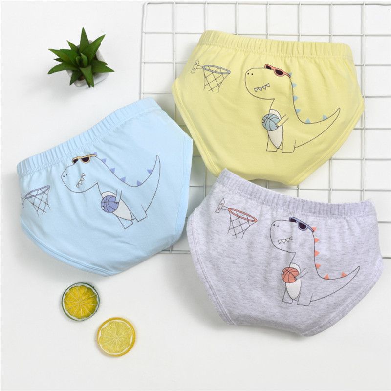 4- Pack Baby / Toddler Dinosaur Underwear Set Yellow big image 3