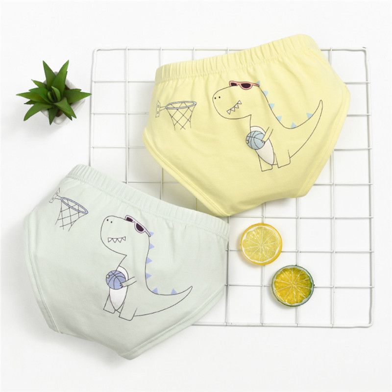 4- Pack Baby / Toddler Dinosaur Underwear Set Yellow
