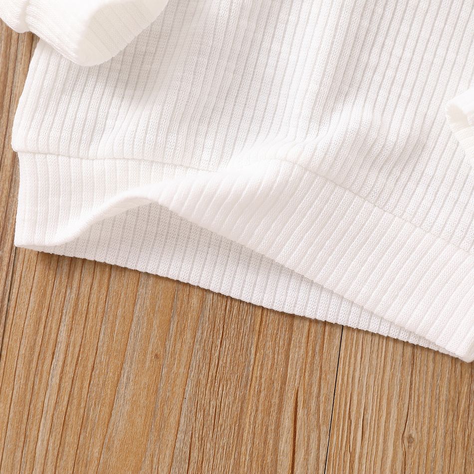 Neonato Unisex Essenziale Manica lunga Maglietta Bianco big image 5