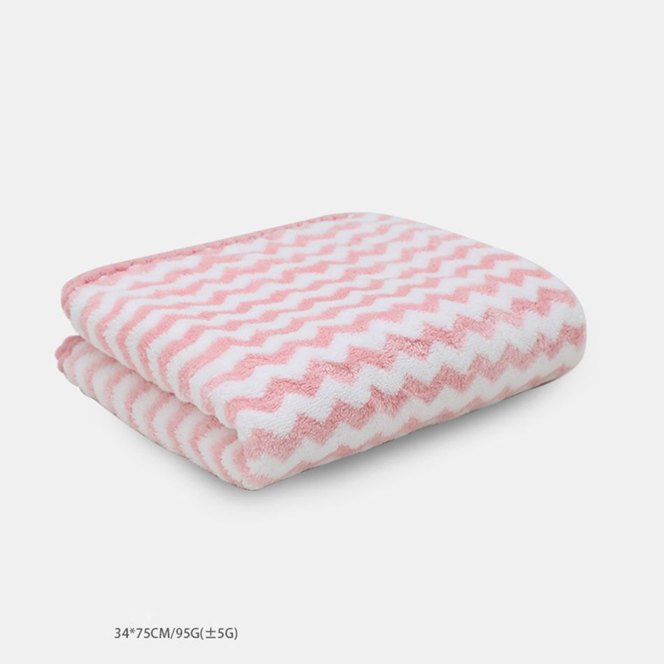 Coral Fleece Towel Super Absorbent Quick-drying Towel Skin-friendly Soft Bath Towel Bathroom Accessories Light Pink