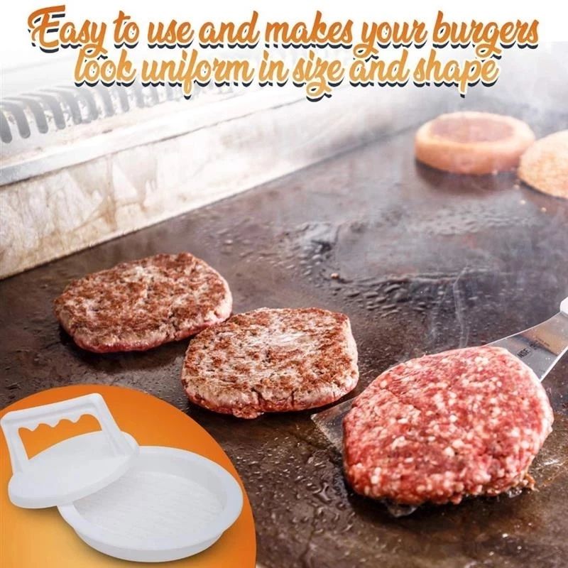 Hamburger Press Strumento Hamburger Press Patty Maker Stampo Hamburger Ripieno Strumento Da Cucina Barbecue Accessori Per Grigliare Bianco big image 3