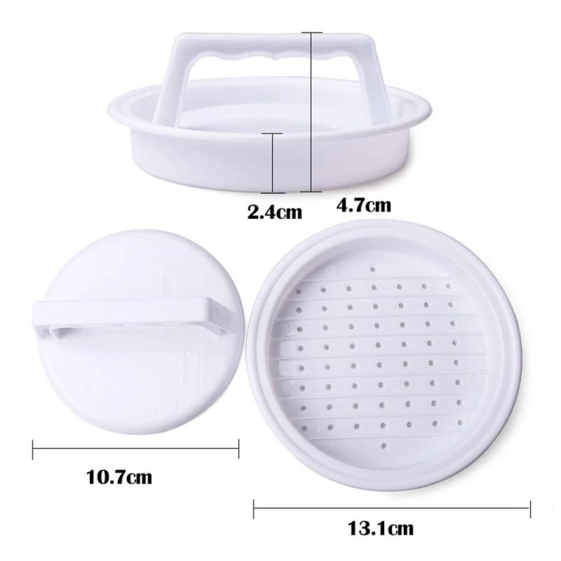 Hamburger Press Strumento Hamburger Press Patty Maker Stampo Hamburger Ripieno Strumento Da Cucina Barbecue Accessori Per Grigliare Bianco big image 8