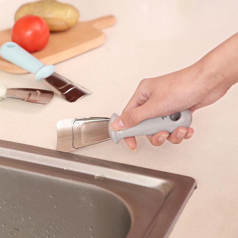 Frigo Congelatore Raschietto Per Ghiaccio Strumento Per Sbrinamento In Acciaio Inox Pala Per Sbrinamento Cucina Gadget Puliti Accessori Per Frigoriferi Rosa big image 5