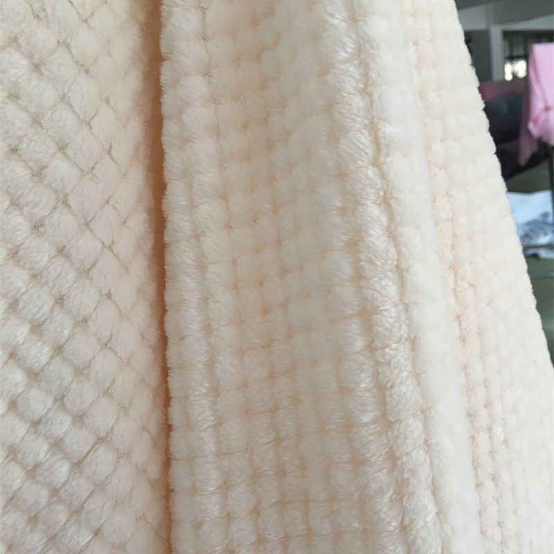 Ananas-Gitter-Fleece-Decken nach Hause Kinder weiche warme dicke Plüschdecke, die Decke Büro-Nickerchen-Decke empfängt weiß big image 3