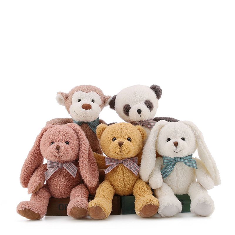 Cute Plush Monkey Stuffed Animal Toys Soft Toy Doll Gifts 12.6inch Brown big image 3