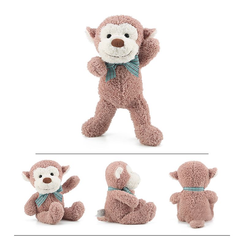 Cute Plush Monkey Stuffed Animal Toys Soft Toy Doll Gifts 12.6inch Brown big image 2