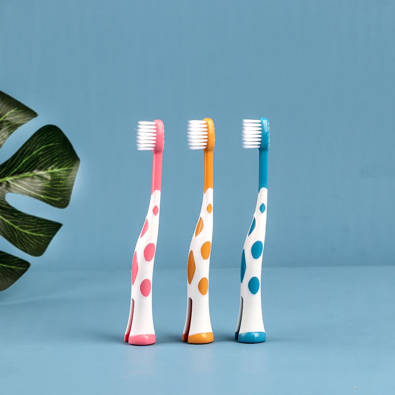3Pcs 2-5Y Toddler Toothbrush Non-slip Handle Superfine Soft Teeth Brush Teeth Cleaning Oral Care Multi-color big image 2