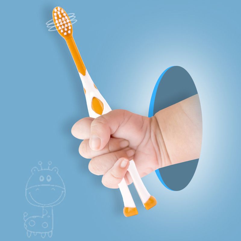 3Pcs 2-5Y Toddler Toothbrush Non-slip Handle Superfine Soft Teeth Brush Teeth Cleaning Oral Care Multi-color big image 7