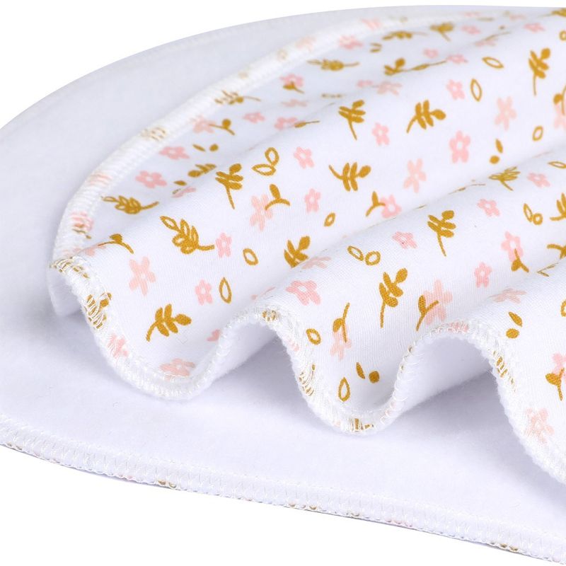 100% Cotton Baby Burp Cloths Soft Cozy Breathable Absorbent Burping Cloth Saliva Towel Color-A big image 4