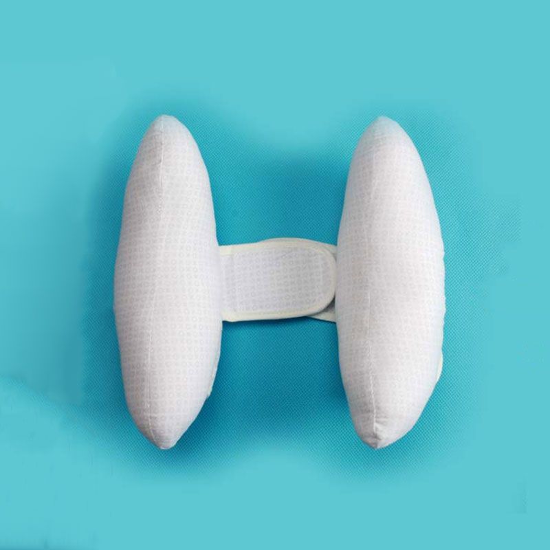 Baby Travel Car Seat Soft Breathable Neck Head Safety Rest Cushion Pillow Beige big image 1
