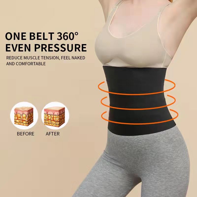 Cinto aparador de cintura feminino shapewear emagrecimento treinador de cintura esporte treino emagrecimento corpo shapewear Preto big image 3